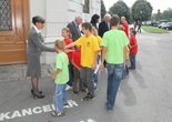 Kinderdorf Kinder besuchten die Hofburg !...