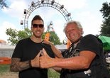 Harley im Prater beim Riesenrad