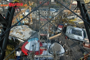 Riesenrad Blick ins innere