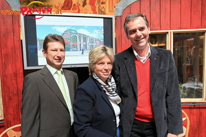 Riesenradvorplatz Pressekonferenz