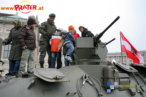 Bundesheer am Wiener Heldenplatz