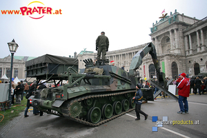 Bundesheer am Wiener Heldenplatz