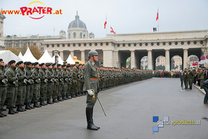 Bundesheer am Wiener Heldenplatz