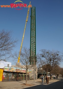 Praterturm Baustelle