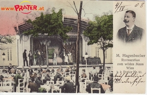 Postkarte Restaurant zum wilden Mann