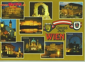 postkarte 80ger Wien