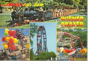 postkarte wiener Prater