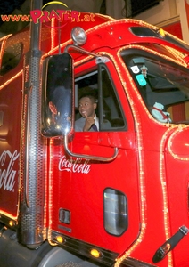 Alaba und Coca-Cola Truck