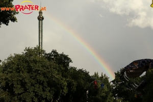 Prater im Regen