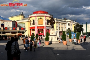 Prater im Regen