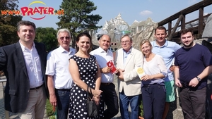 BM Wolfgang Sobotka im Prater