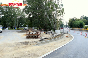 Baustellen rund um den Prater