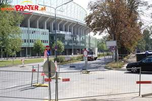 Baustellen rund um den Prater